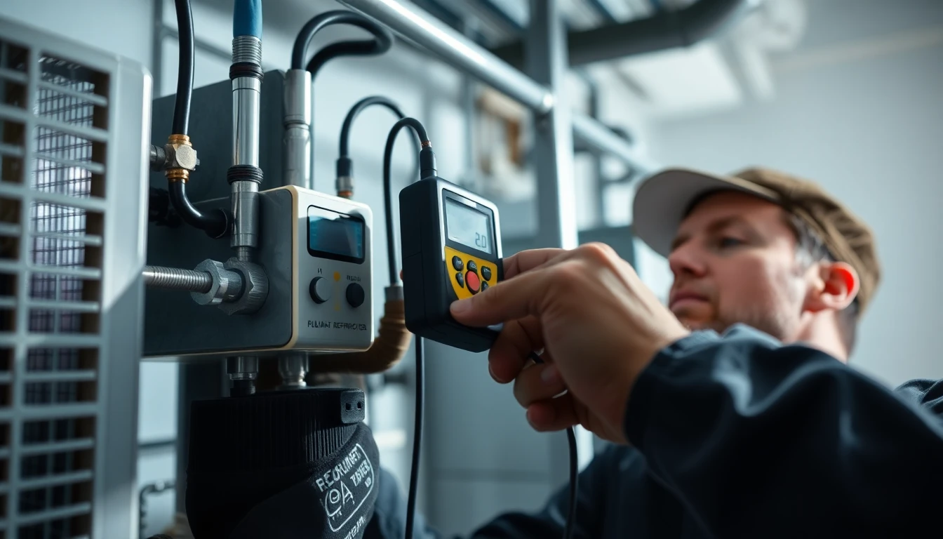 Freon/Refrigerant Leak Detection & Recharging